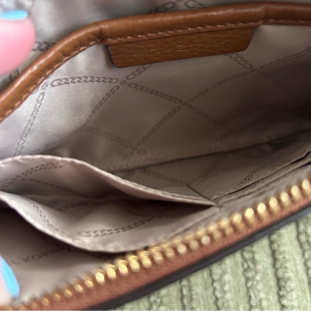 Michael Kors Tan Leather Wristlet - Picture 3 of 4